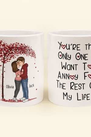 Annoy For The Rest Of My Life - Personalized Mug - Anniversary Gift For Couple, Husband, Wife, Boyfriend, Girlfriend