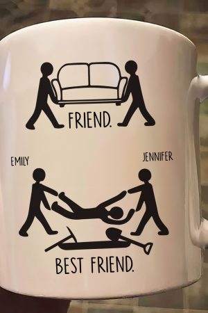 Friend Vs Best Friend Funny - Personalized Mug