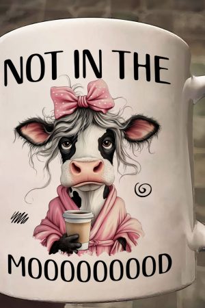 Funny Cow - Not In The Mood - Fun Gifts For Friends, Coworkers, Women - Personalized Mug