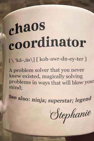 Funny Mug - Chaos Coordinator Definition - Fun Gifts For Coworker, Friends, Boss - Personalized Mug