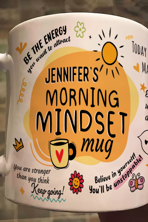 My Morning Mindset Mug Self Love Mug Self Gift - Personalized Mug