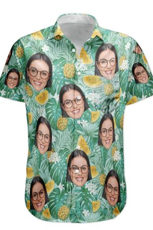 Custom Face - Personalized Photo Hawaiian Shirt