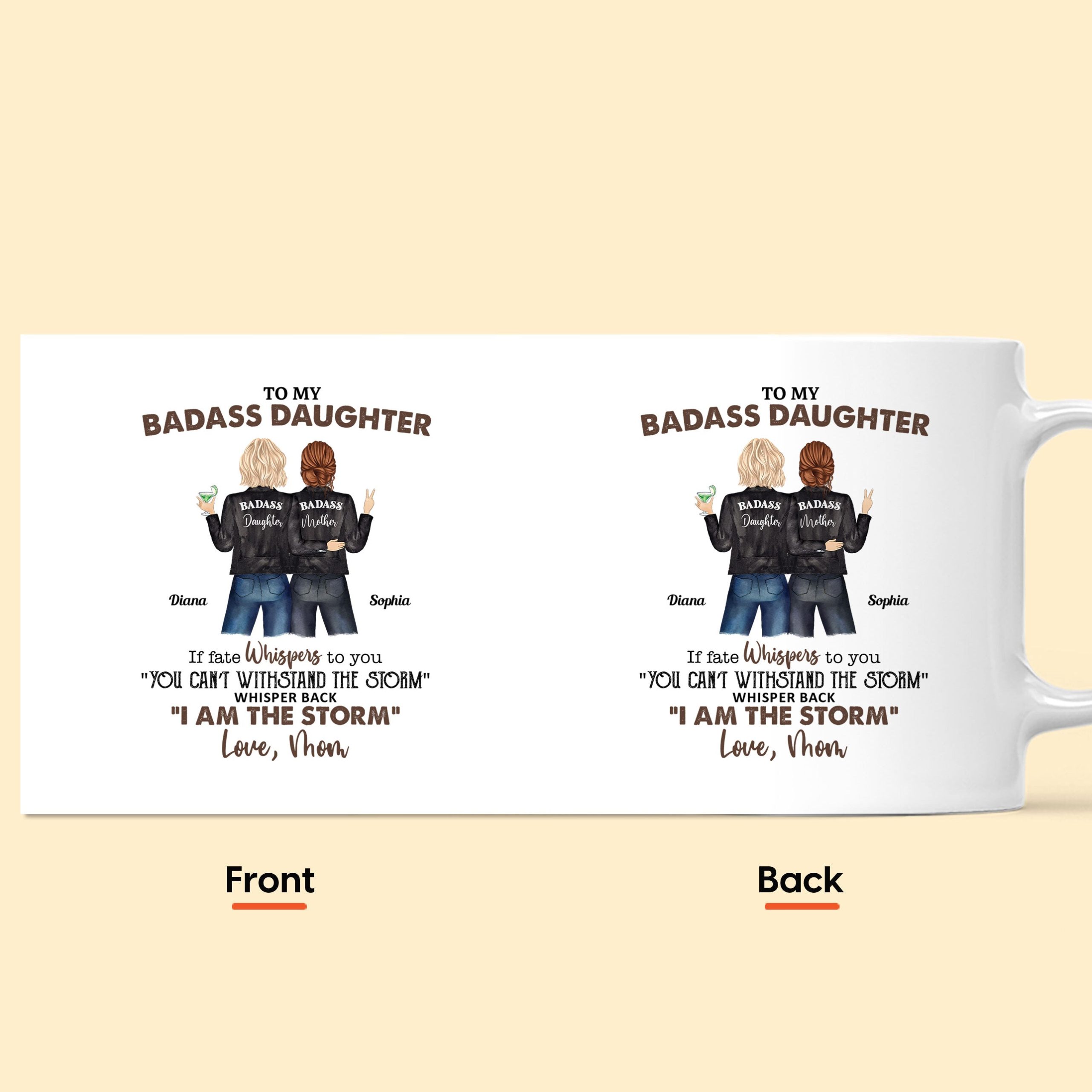 To My Bada** Daughter From Mom - Personalized Mug - Image 5