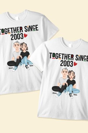 Together Since - Personalized Matching Shirts