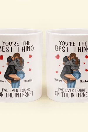 You're The Best Thing I've Ever Found On The Internet - Personalized Mug